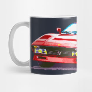 RED SPORTS CAR PIXEL Mug